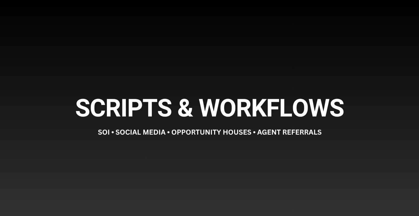Scripts & Workflows