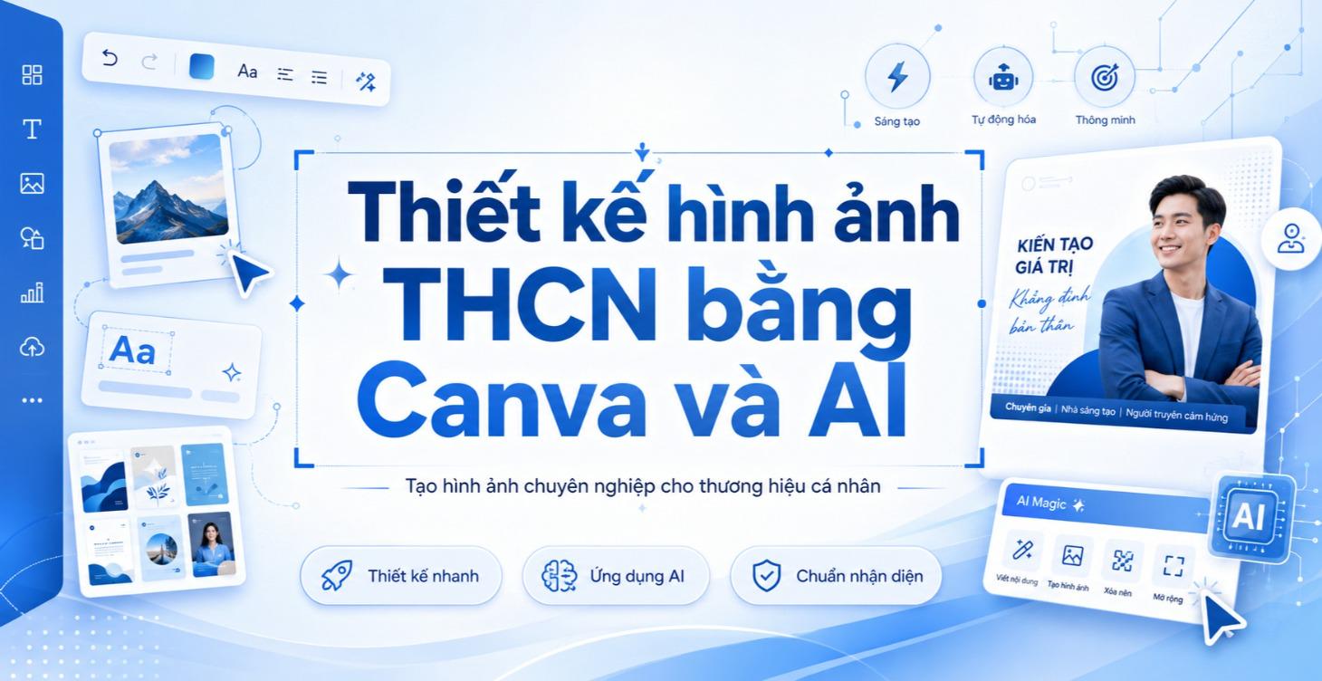 Thiết kế hình ảnh THCN bằng AI và Canva