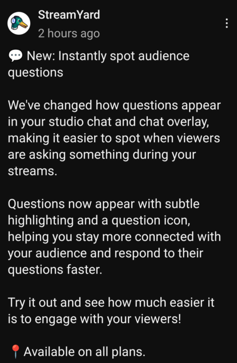 Another Update...