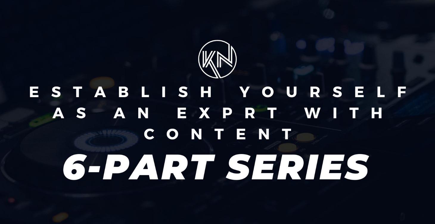 Establish yourself as an Expert with Content