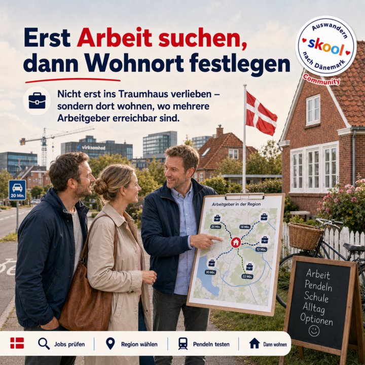 Erst Arbeit suchen, dann Wohnort festlegen