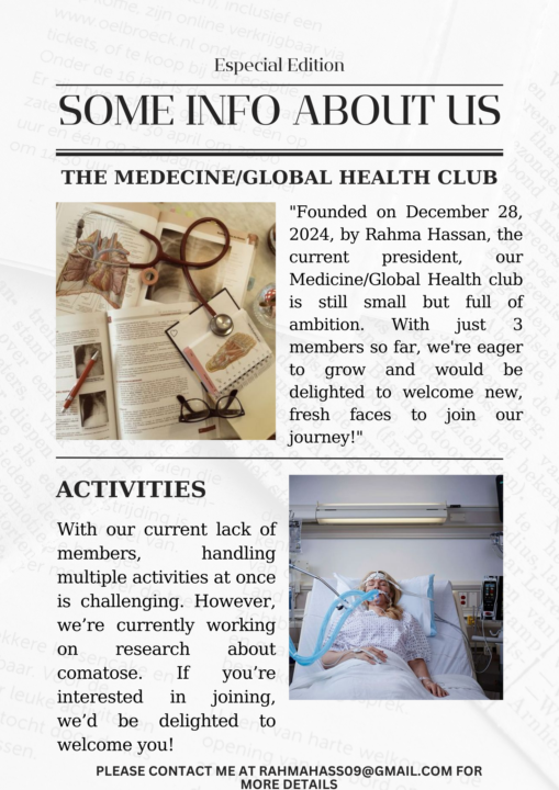 Discover our Medicine & Global Health Club!