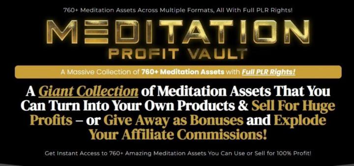 Meditation Profit Vault PLR Review 2026 Must Read