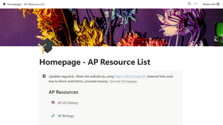 FREE AP Resources!