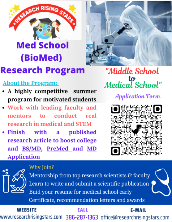Summer Research (BioMed-BS/MD, Pre-Med Track)