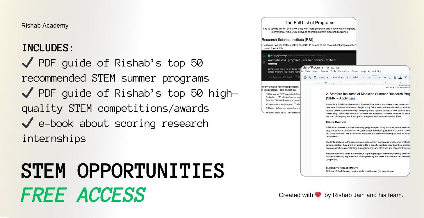 50+ STEM Opportunities