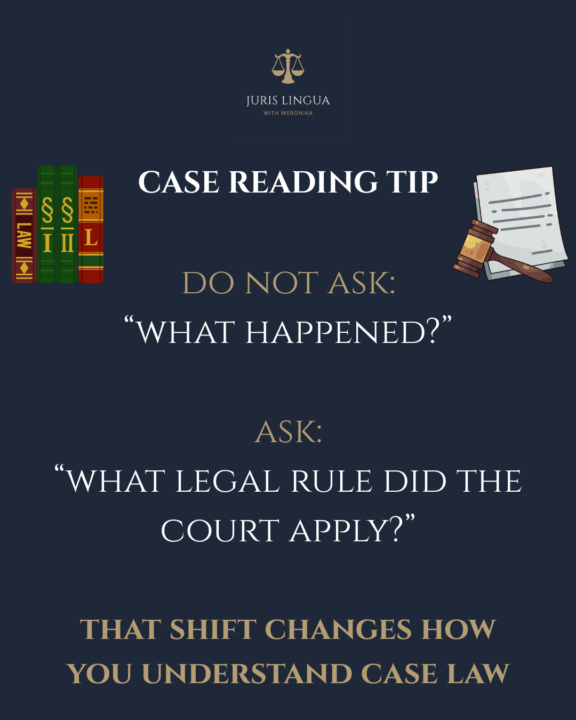 Case Reading Tip