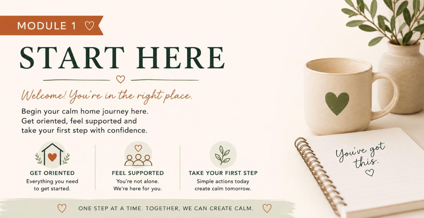 Your Calm Home Journey
