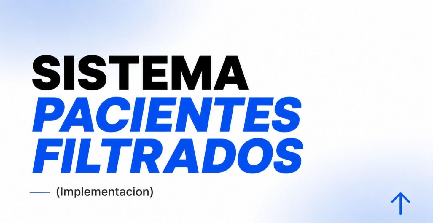 Sistema de Pacientes Filtrados