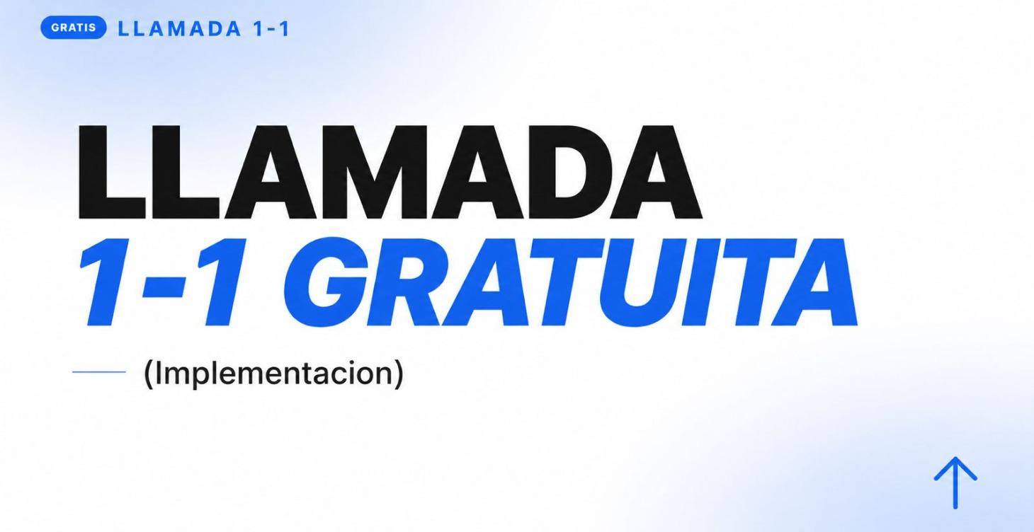 Llamada 1 a 1 (Auditoría gratuita)