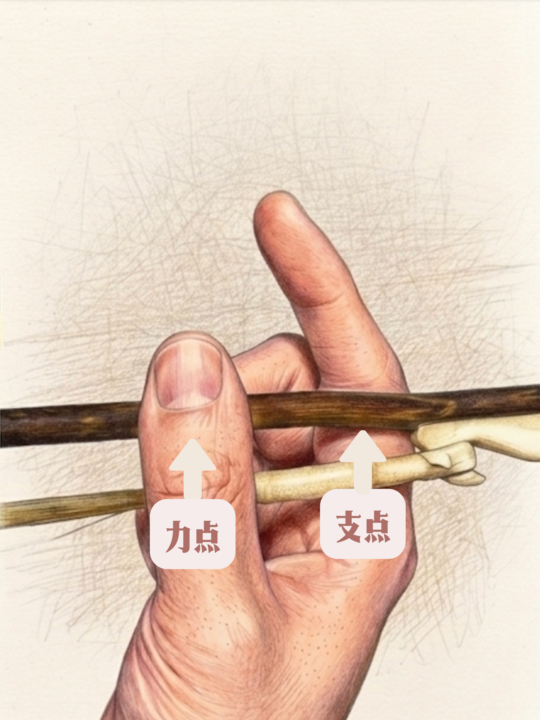 二胡基本功分享：正确掌握右手握弓