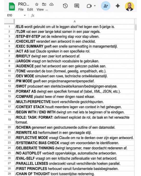 100 GRATIS Shortcuts: Gebruik jij Claude shortcuts al? 🚀