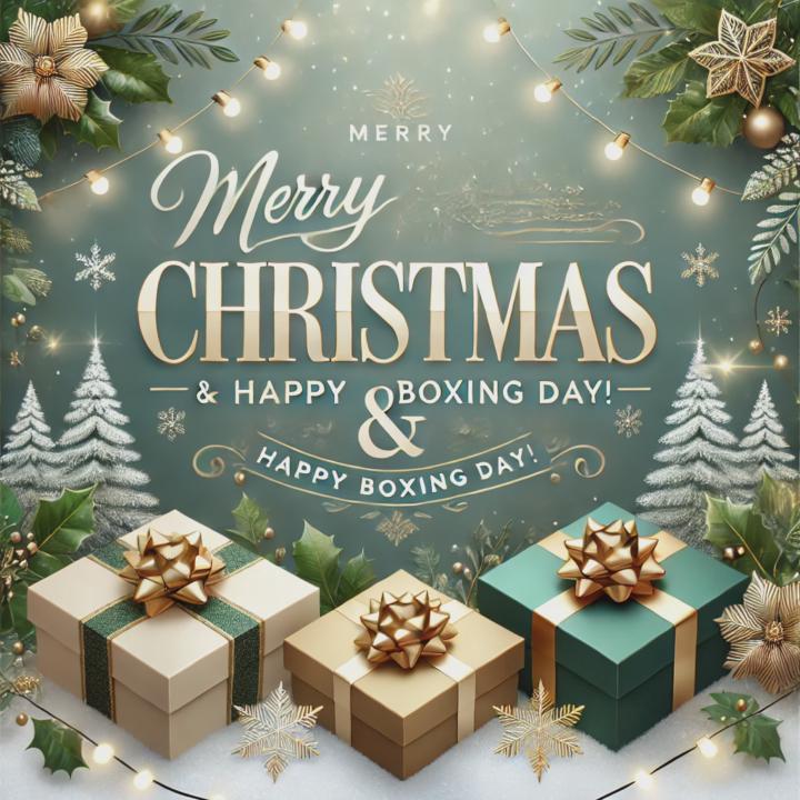 🎄 Merry Christmas & Happy Boxing Day! 🎁