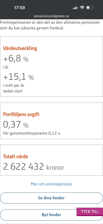 Som sagt…