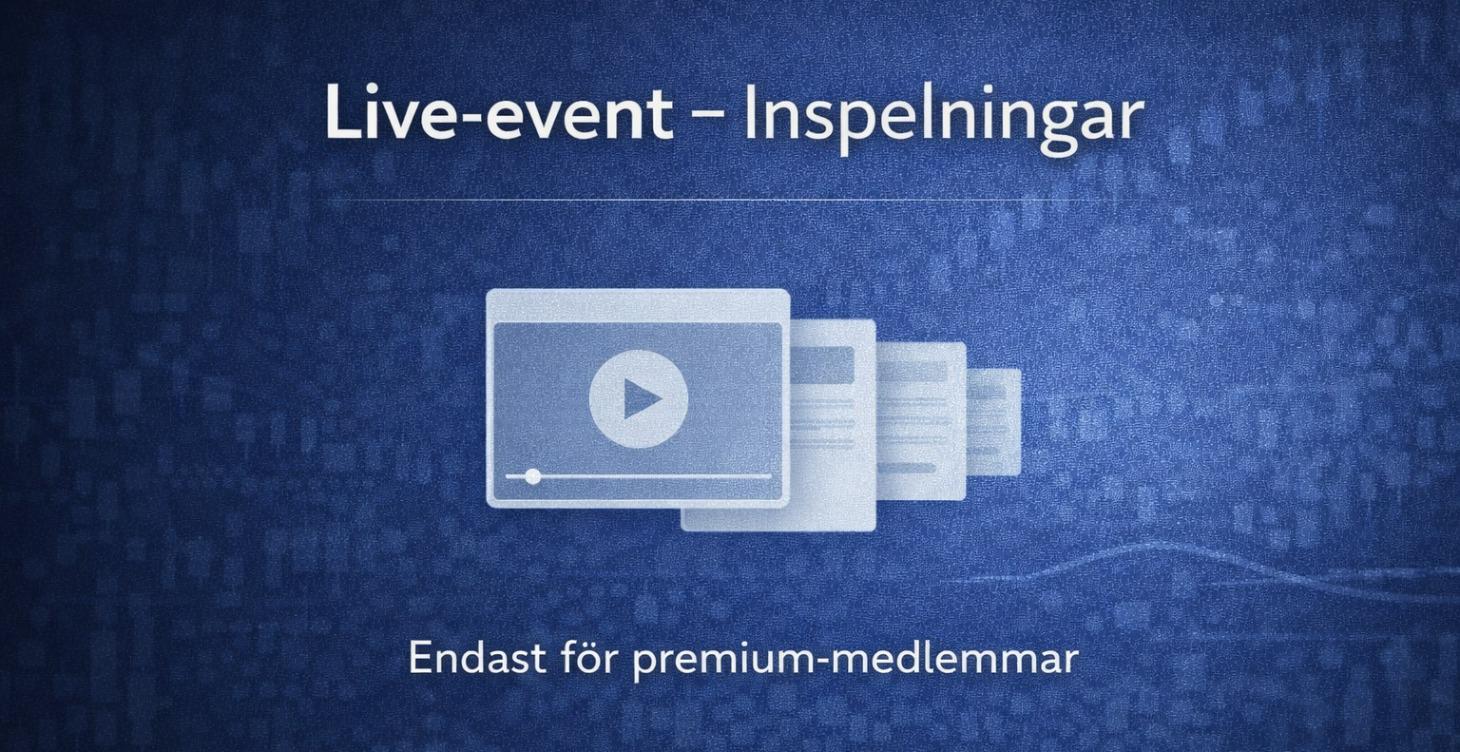 Inspelningar från live-event