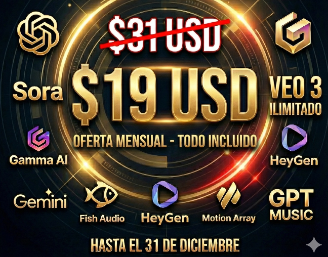 Promoción Herramientas IA Cursos y BOT Quedan 3 días