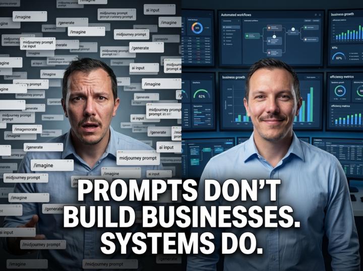 PROMPTS DON'T BUILD BUSINESSES.  SYSTEMS DO.