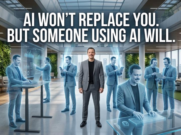 AI won't replace you. But someone using AI will.