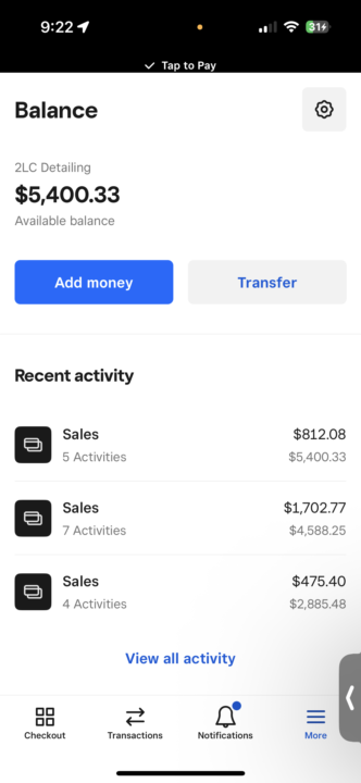 How much money did you make today? 