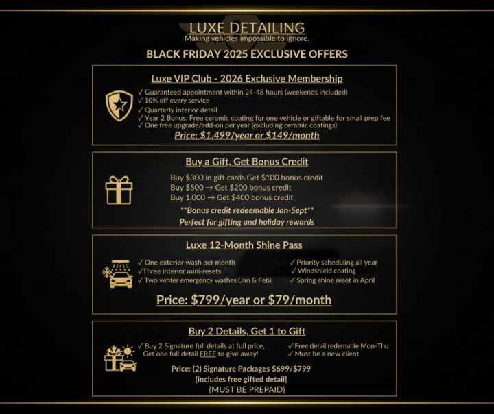 2025 Black Friday/Holiday Exclusives