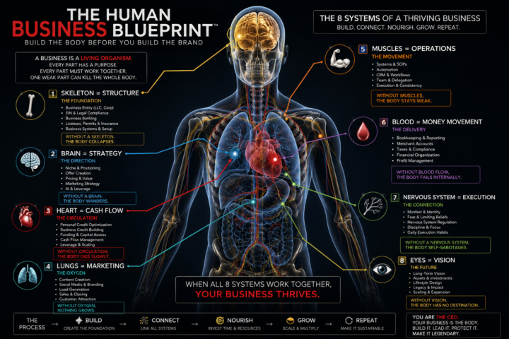 The Human Business Blueprint Poster 🔥🔥🔥