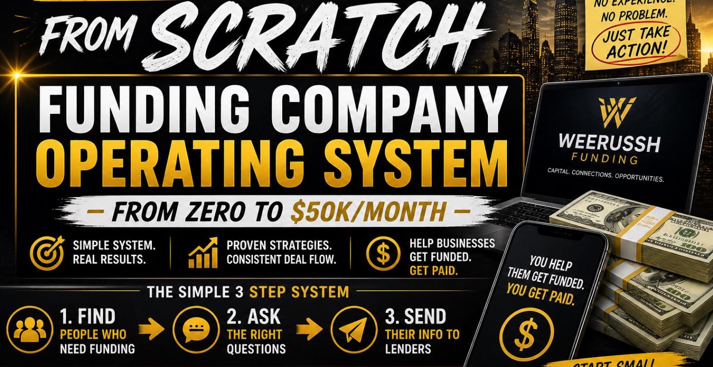 Funding Company Operating System — 0-50k 🏁🏆