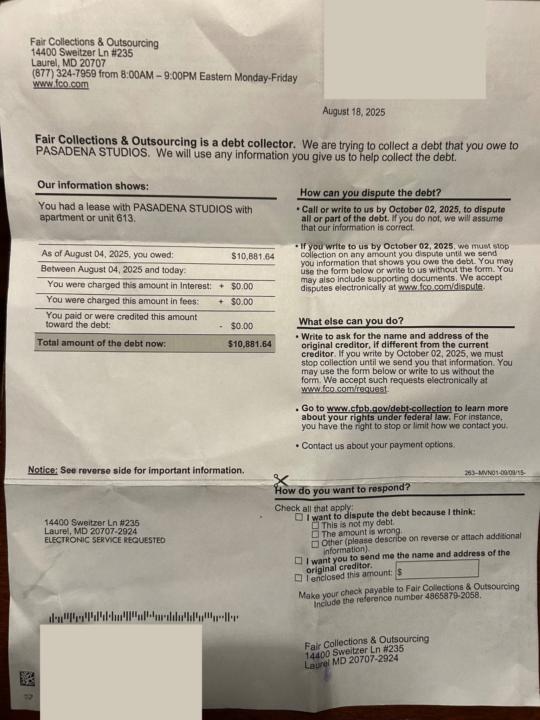 A Debt Collector bought eviction debt