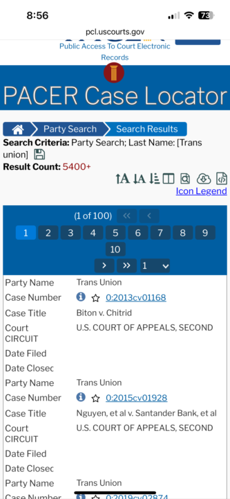 How do you use Pacer.gov