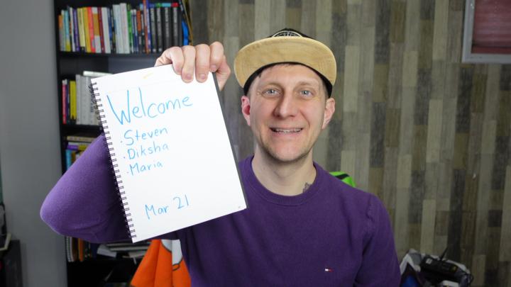 Welcome new members!