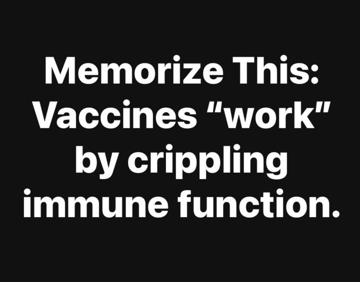 Vaccines Cripple Immune Function 