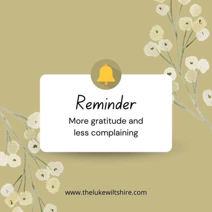 Gratitude, an action word?