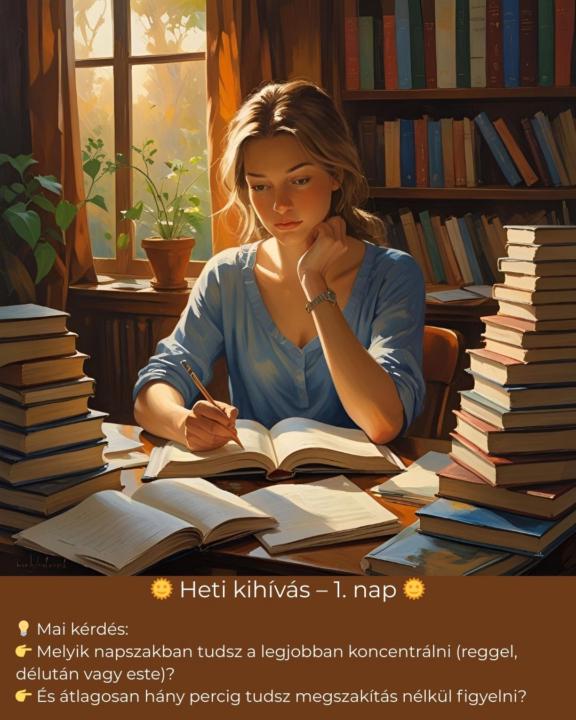 🌞 Heti kihívás – 1. nap 🌞