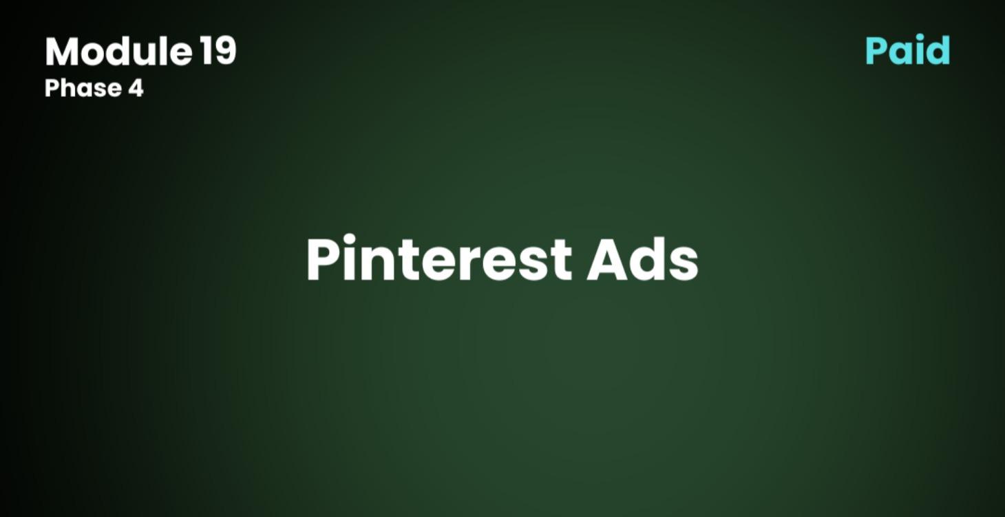 19.0 Pinterest Ads