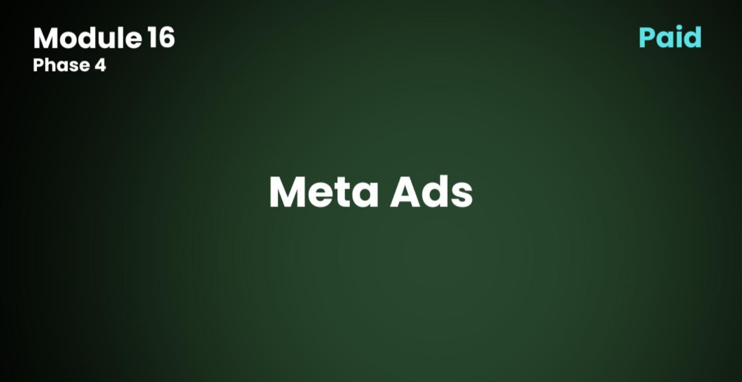 16.0 Meta Ads