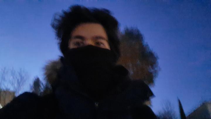 It's freezing outside 