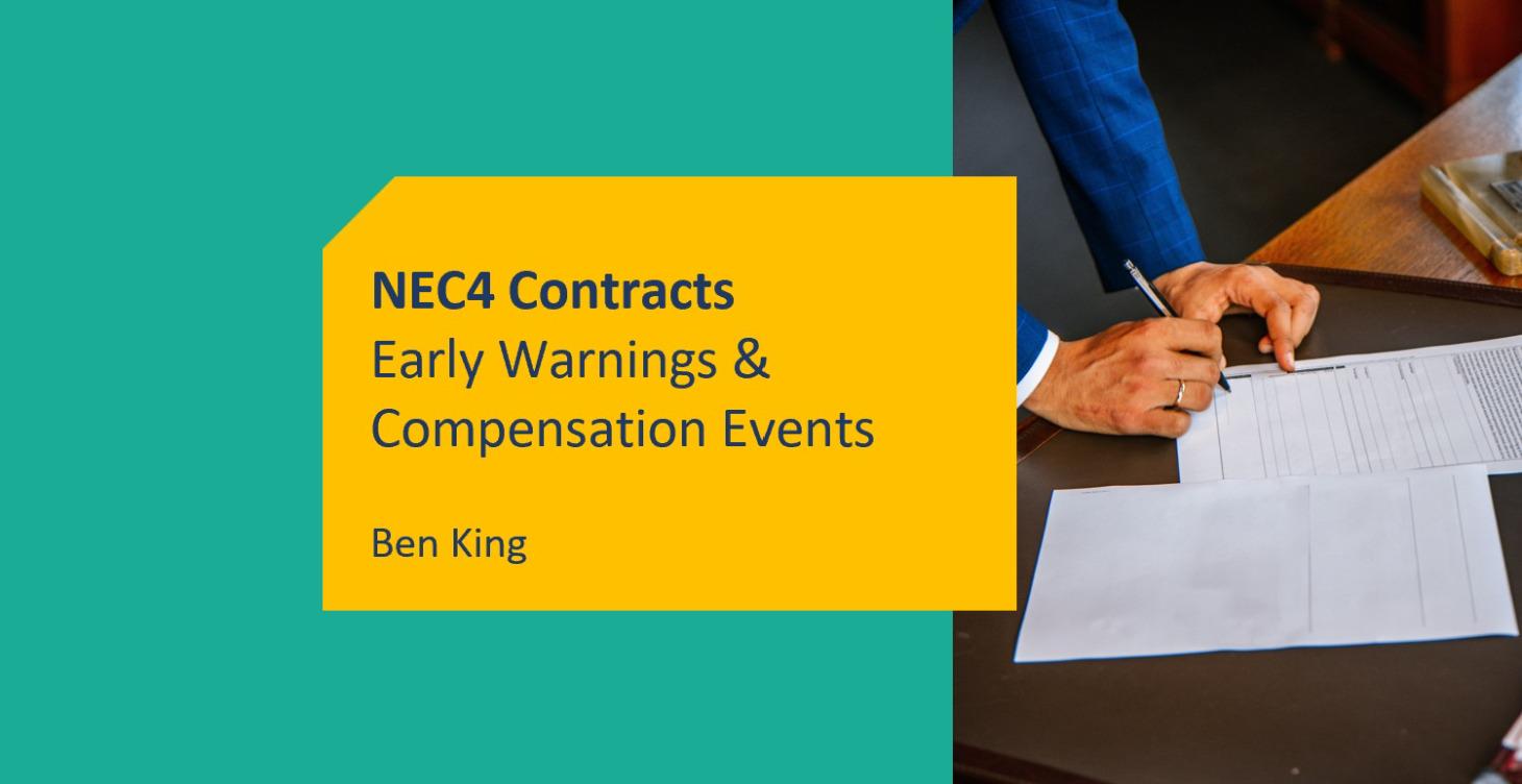 NEC4 Early Warnings & Compensation Events
