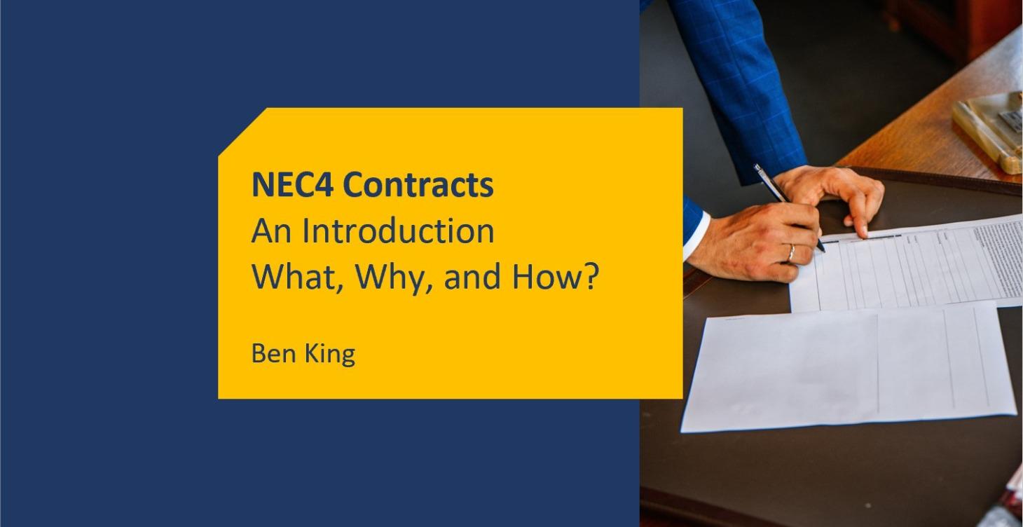 NEC4 Contracts - An Introduction