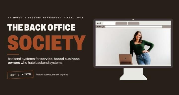 The Back Office Society