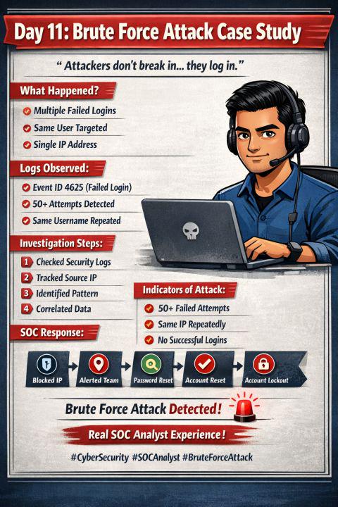 Brute Force Attack Case Study