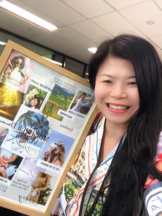 Look at my beautiful vision board! 