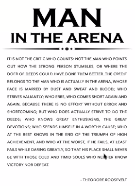Man in the Arena 