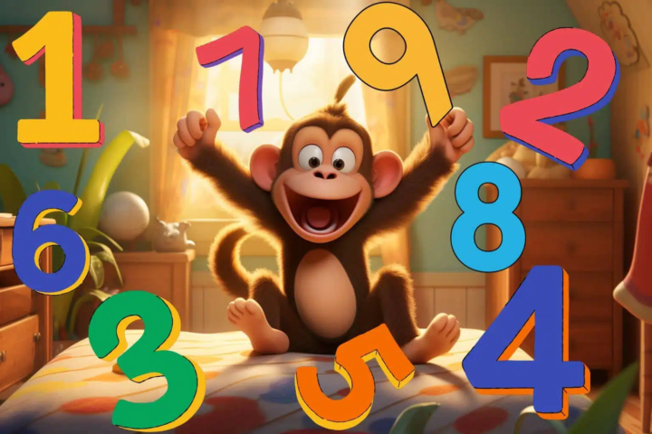 Monkey see number, number bigger, monkey happy.