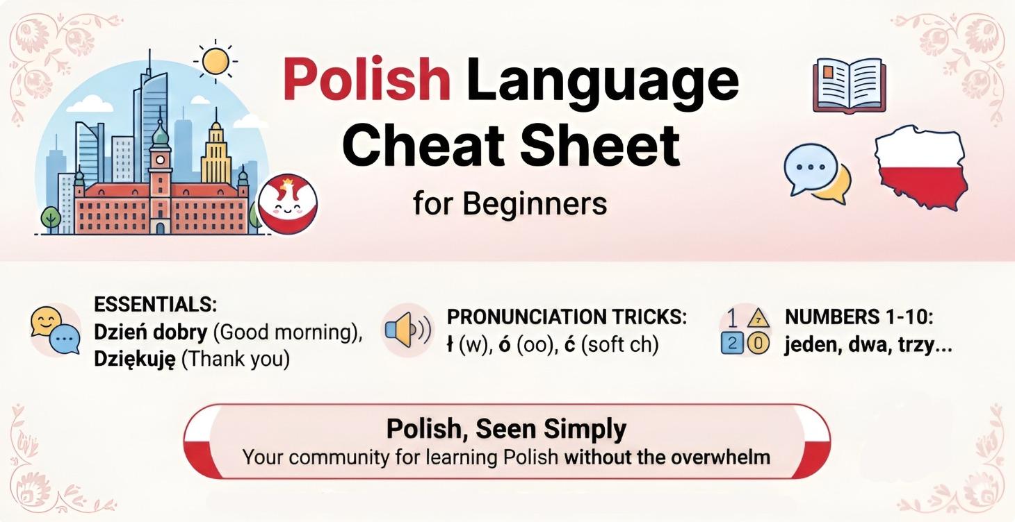Polish Beginner Cheat Sheet