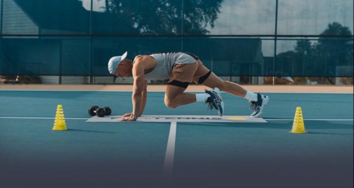 Fitness tennis training