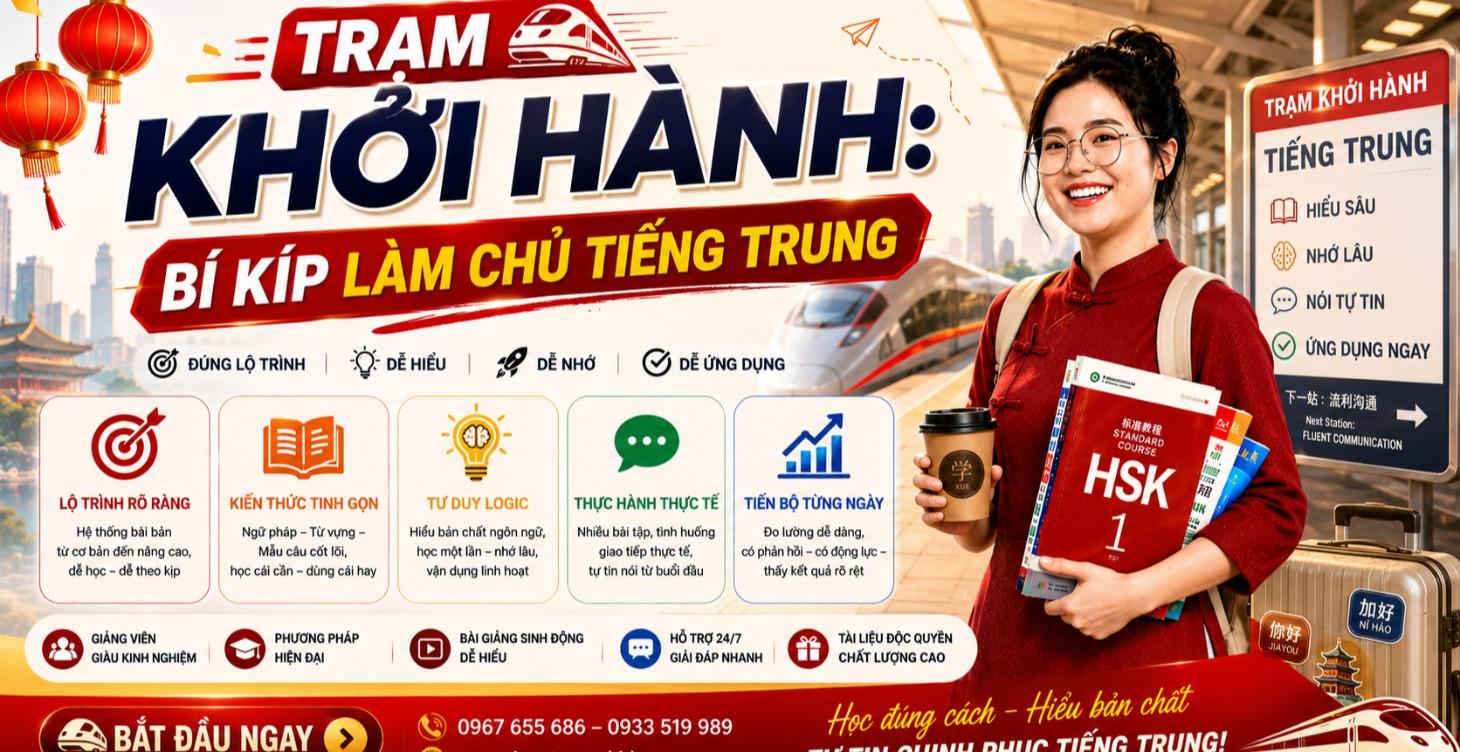 Trạm Khởi Hành: Bí Kíp Làm Chủ Tiếng Trung