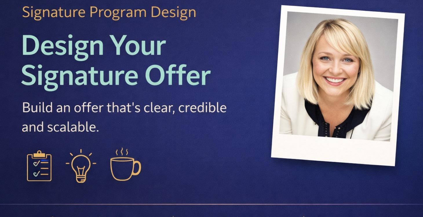 Design Your Signature Offer