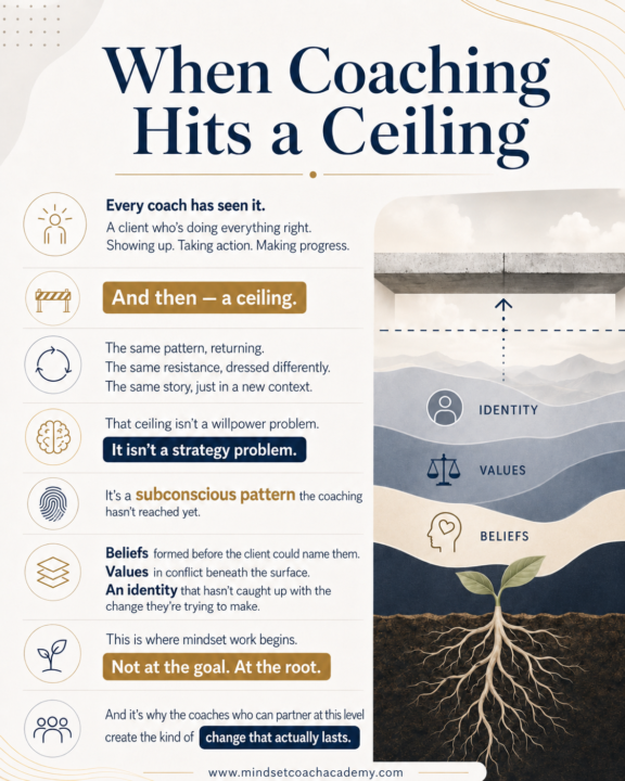 When coaching hits a ceiling... 