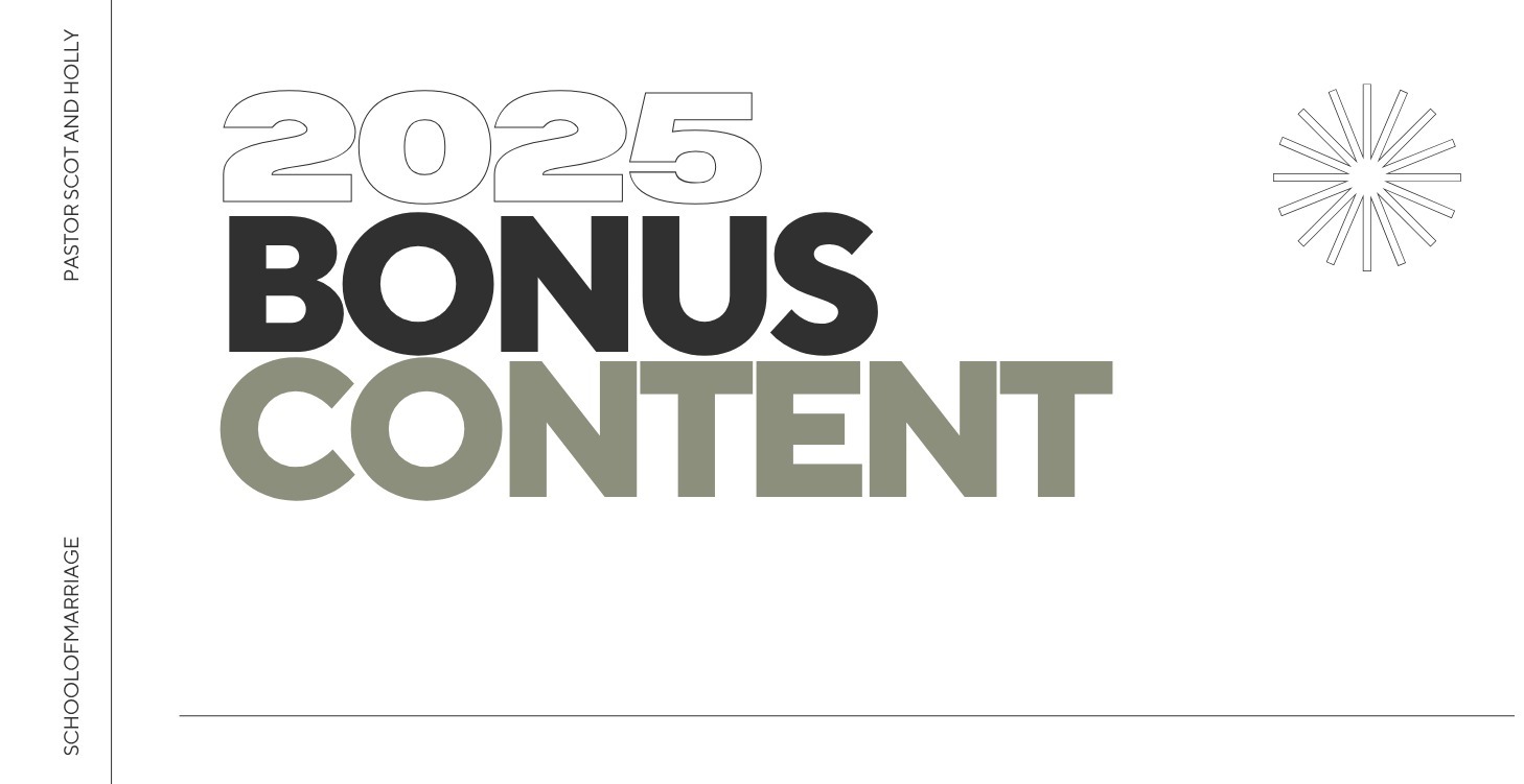 Bonus Content (Weekly)