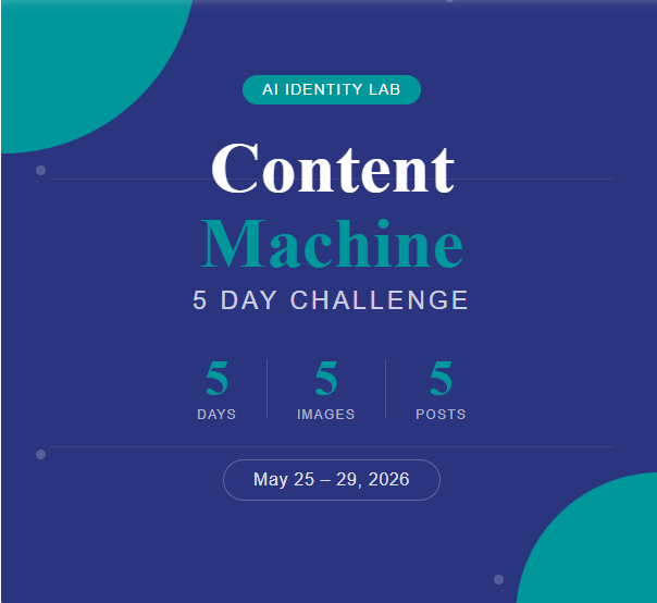 The Content Machine Challenge starts May 25th.