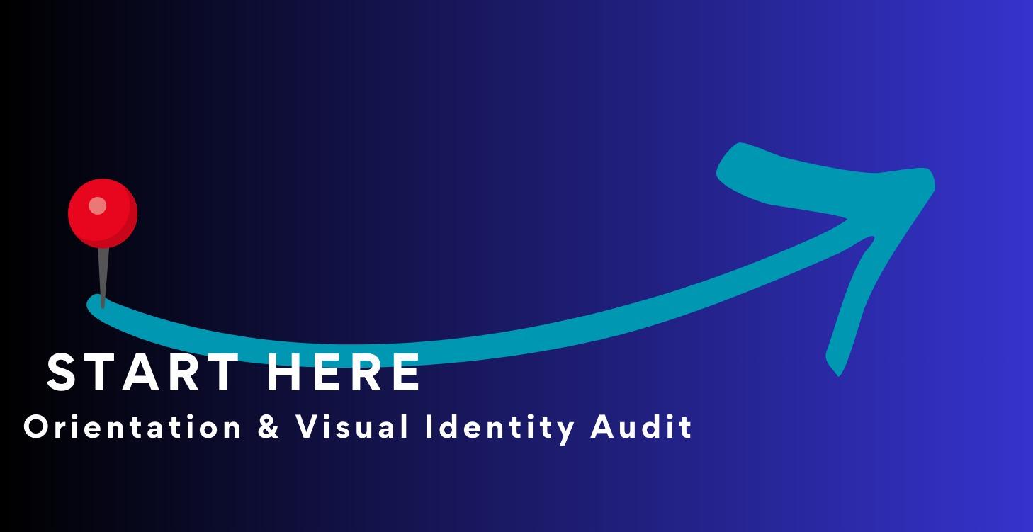START HERE: Orientation & Visual Identity Audit